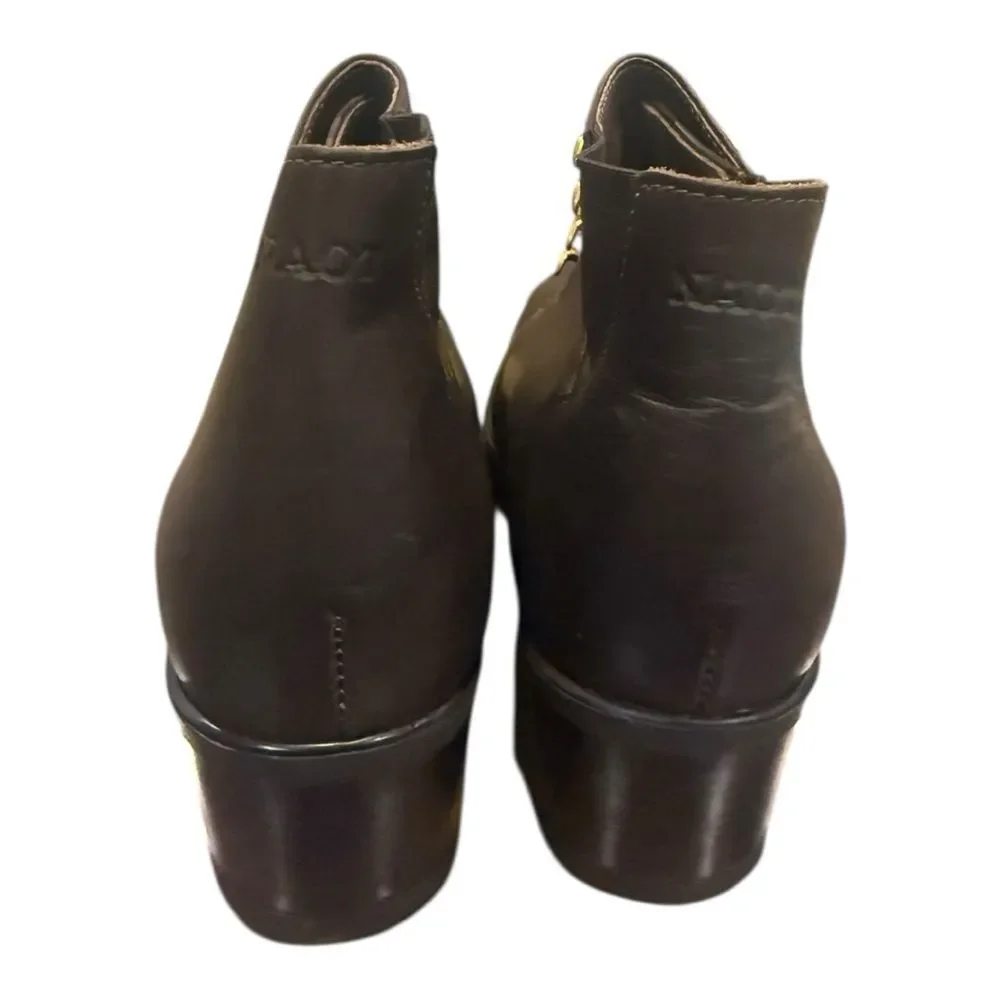 Naot Dark Brown Leather Ankle Boots – EU 38 / US 7 – Made in Israel